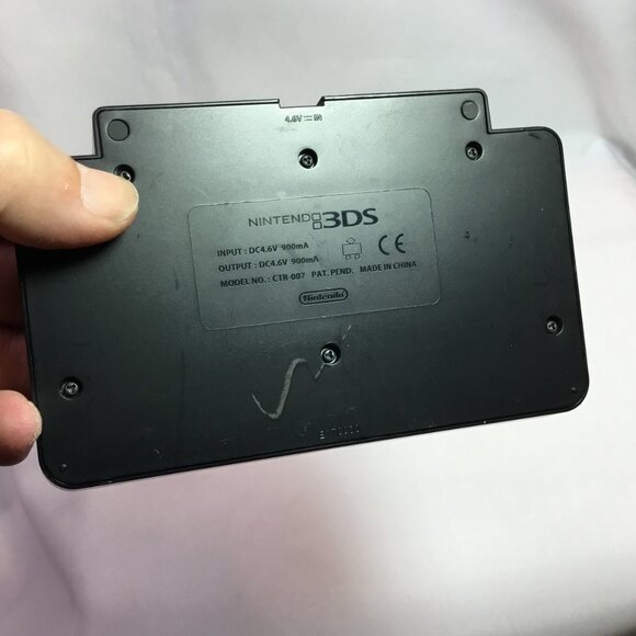 Nintendo 3DS Charging Cradle Dock OEM Stand Only - Black (CTR-007) No cord - Picture 3 of 4